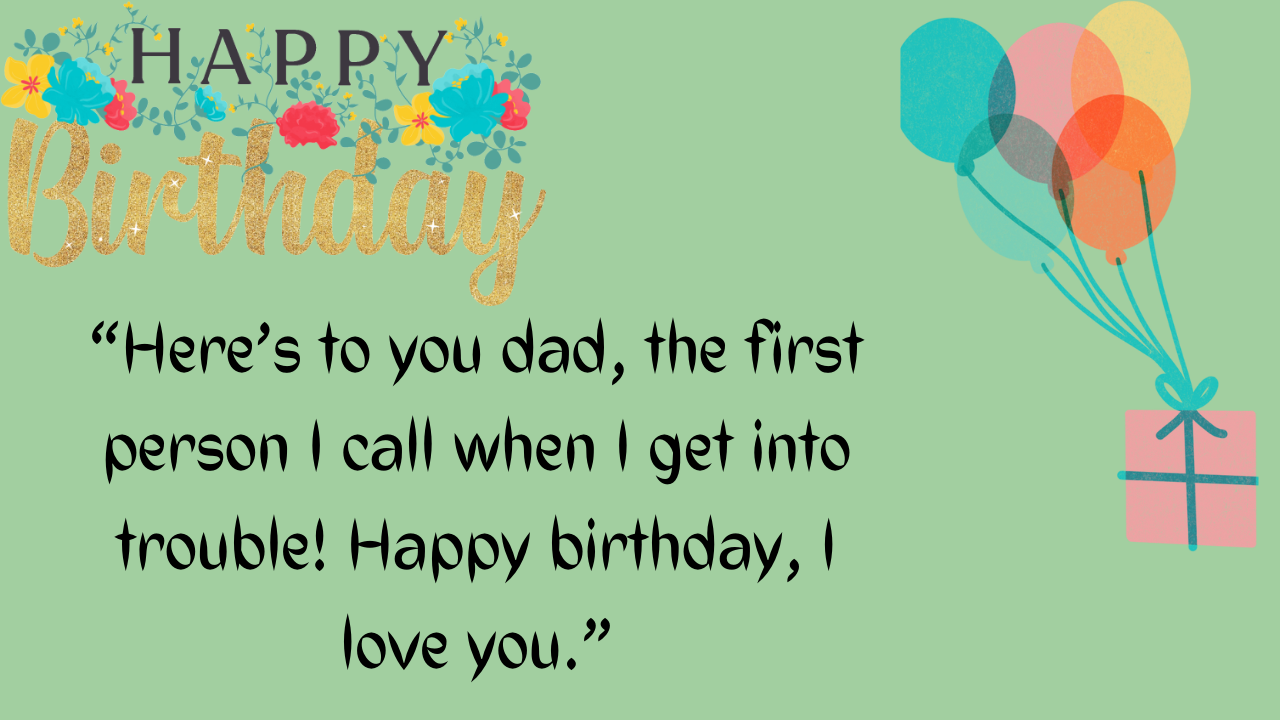 Awesome Birthday Wishes for Father