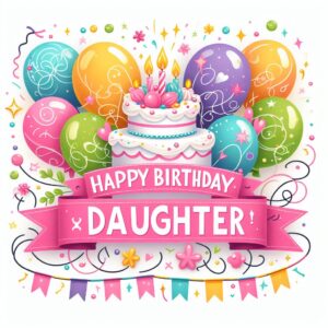 Birthday Card For Daughter Happy Birthday Wishes