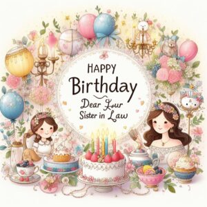Birthday Card For Sister-in-Law Happy Birthday Wishes