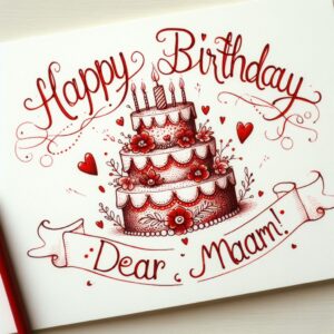 Birthday Card For Madam Happy Birthday Wishes