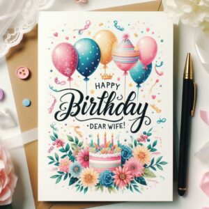 Birthday Card For Wife Happy Birthday Wishes