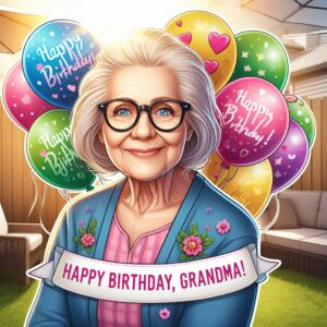 Happy Birthday Card For Grand Mom Happy Birthday Wishes