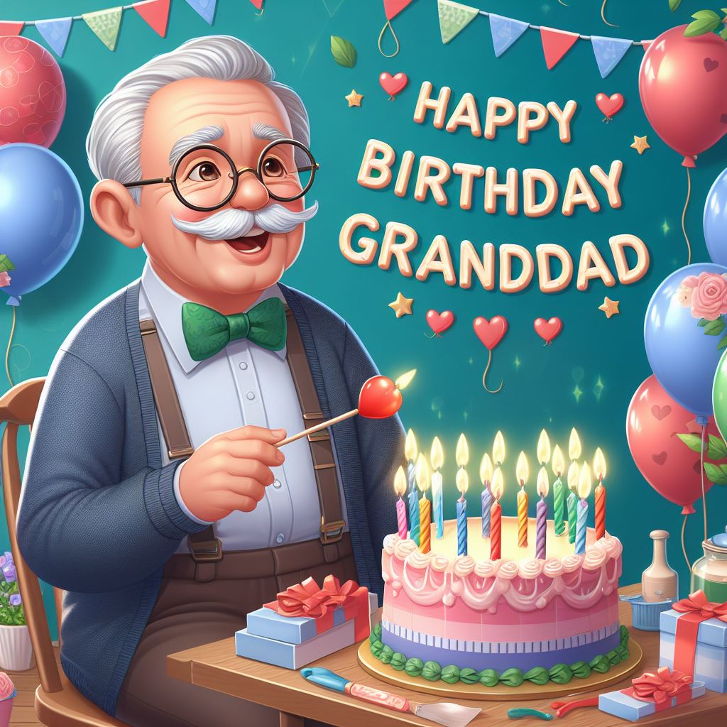 Happy Birthday Card For Grand Dad