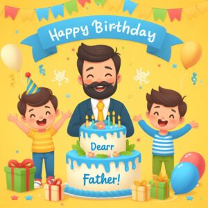 Happy Birthday Cards For Father Happy Birthday Wishes
