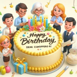 Happy Birthday Card For Coworkers Happy Birthday Wishes