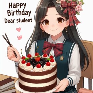 Happy Birthday Cake For Student Happy Birthday Wishes