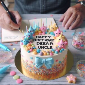 Happy Birthday Cake For Uncle Happy Birthday Wishes