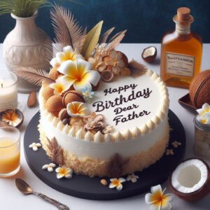 Happy Birthday Cake For Father Happy Birthday Wishes