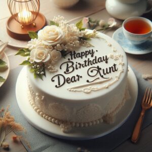 Happy Birthday Cake For Aunt Happy Birthday Wishes