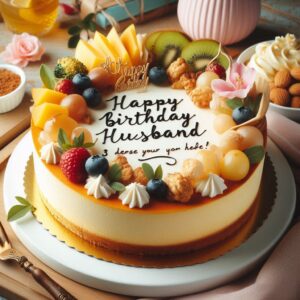 Happy Birthday Cake For Husband Happy Birthday Wishes