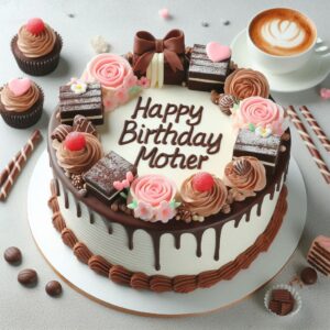Happy Birthday Cake For Mother Happy Birthday Wishes